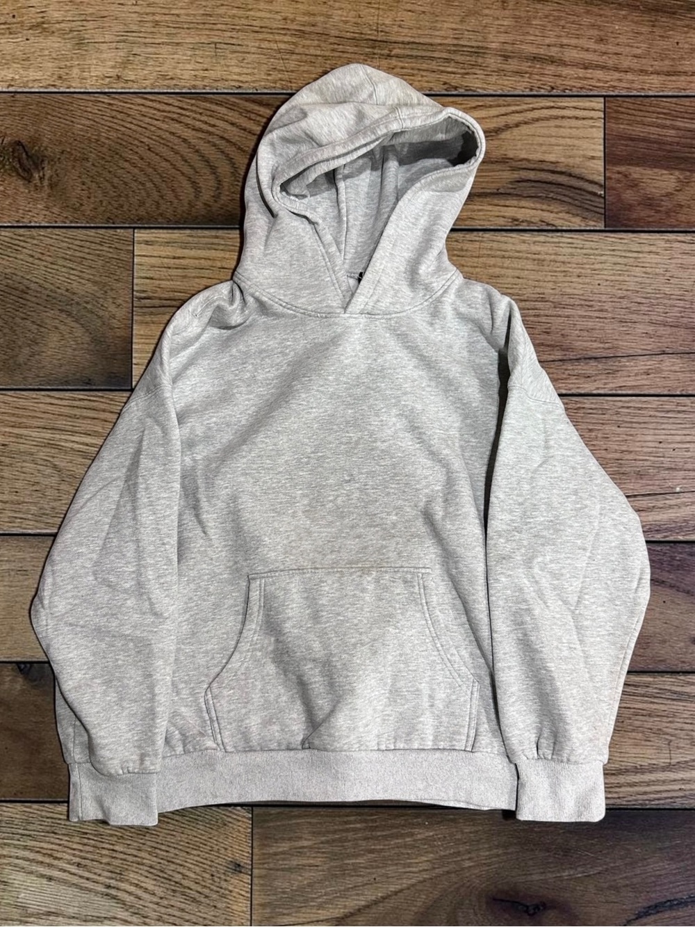 Trendy Queen Women’s XL Heather Gray Oversized Fleece Pullover Hoodie